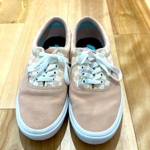Vans Pink Suede Comfy Cush Sneakers - worn only once!